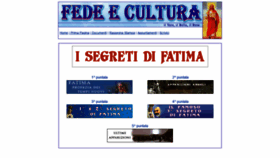 What Fedeecultura.it website looked like in 2018 (5 years ago)