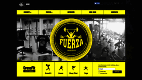 What Fuerzacrossfit.com website looked like in 2018 (5 years ago)