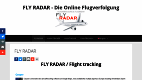 What Fly-radar.com website looked like in 2018 (5 years ago)