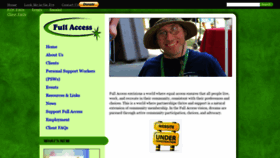 What Fullaccess.org website looked like in 2018 (5 years ago)