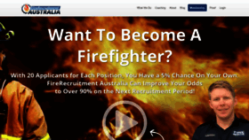 What Firerecruitmentaustralia.com.au website looked like in 2018 (5 years ago)