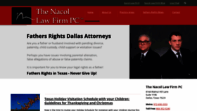 What Fathersrightsdallas.com website looked like in 2018 (5 years ago)