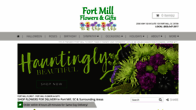 What Fortmillflowersandgifts.com website looked like in 2018 (5 years ago)