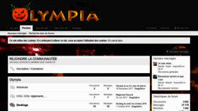 What Forum.olympiapvp.com website looked like in 2018 (5 years ago)