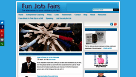 What Funjobfairs.com website looked like in 2018 (5 years ago)