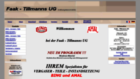 What Faak-tillmanns.com website looked like in 2018 (5 years ago)