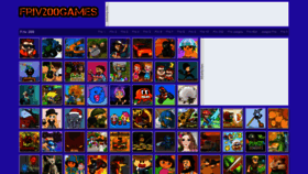 What Friv200games.net website looked like in 2018 (5 years ago)