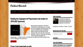 What Fabiobmed.com.br website looked like in 2018 (5 years ago)