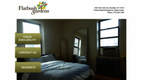 What Flatbushgardens.net website looked like in 2018 (5 years ago)