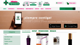 What Farmaciavillalon.es website looked like in 2018 (5 years ago)