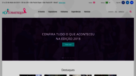 What Fcecosmetique.com.br website looked like in 2018 (5 years ago)