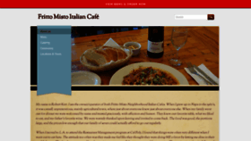 What Frittomistoitaliancafe.com website looked like in 2018 (5 years ago)