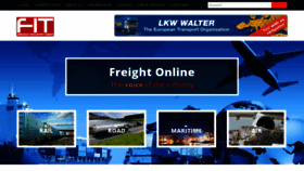 What Freight-online.co.uk website looked like in 2018 (5 years ago)
