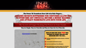 What Fingerhealing.com website looked like in 2018 (5 years ago)