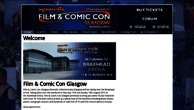 What Filmandcomicconglasgow.com website looked like in 2018 (5 years ago)