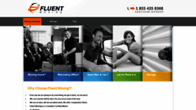 What Fluentmoving.com website looked like in 2018 (5 years ago)