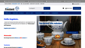What Frieslandversand.de website looked like in 2018 (5 years ago)