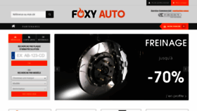 What Foxy-auto.com website looked like in 2018 (5 years ago)