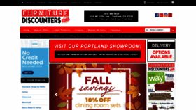 What Furniturediscounterspdx.com website looked like in 2018 (5 years ago)