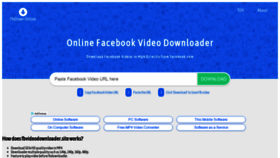 What Fbvideodownloader.site website looked like in 2018 (5 years ago)