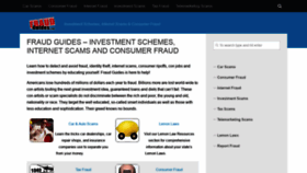 What Fraudguides.com website looked like in 2018 (5 years ago)
