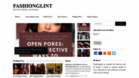 What Fashionglint.com website looked like in 2018 (5 years ago)