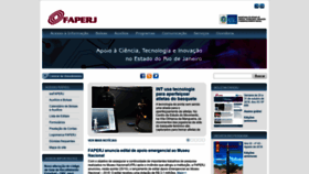 What Faperj.br website looked like in 2018 (5 years ago)
