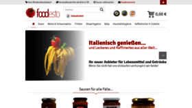 What Foodesto.de website looked like in 2018 (5 years ago)