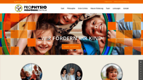 What Fruehfoerderzentrum-prophysio.de website looked like in 2018 (5 years ago)