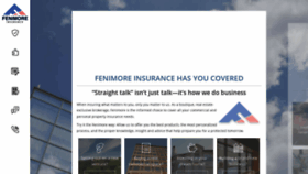 What Fenimoreinsurance.com website looked like in 2018 (5 years ago)