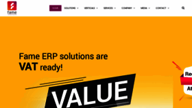 What Fameerp.com website looked like in 2018 (7 years ago)