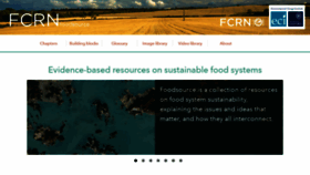 What Foodsource.org.uk website looked like in 2018 (5 years ago)