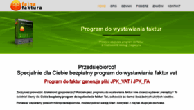 What Fajnafaktura.pl website looked like in 2018 (5 years ago)