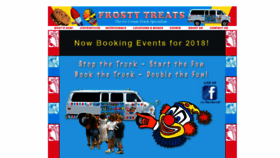 What Frostytreats.com website looked like in 2018 (5 years ago)