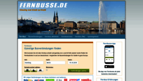 What Fernbusse.de website looked like in 2018 (5 years ago)