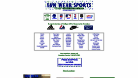 What Funwearsports.com website looked like in 2018 (5 years ago)