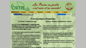 What Fortiech.fr website looked like in 2018 (5 years ago)