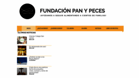 What Fundacionpanypeces.org website looked like in 2018 (5 years ago)