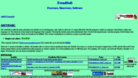 What Frendsoft.com website looked like in 2018 (5 years ago)