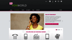What Fonworld.com website looked like in 2018 (5 years ago)