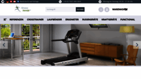 What Fitnesstrend.de website looked like in 2018 (5 years ago)
