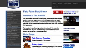 What Falc.com.au website looked like in 2018 (7 years ago)