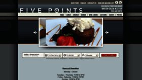 What Fivepointswinston.com website looked like in 2018 (5 years ago)