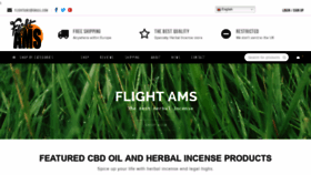What Flightams.com website looked like in 2018 (5 years ago)
