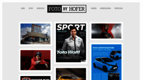 What Fotobyhofer.at website looked like in 2018 (5 years ago)