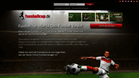 What Fussballcup.de website looked like in 2018 (5 years ago)