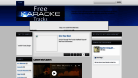 What Freekaraoketracks.blogspot.com website looked like in 2018 (5 years ago)