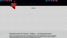 What Fliesenfieber.de website looked like in 2018 (5 years ago)
