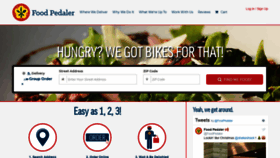 What Foodpedaler.com website looked like in 2018 (5 years ago)