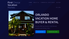 What Firstchoicevacationhomes.com website looked like in 2018 (5 years ago)